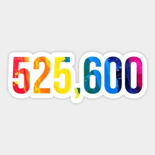 525,600 Sticker